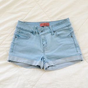 Wax Jean Light Blue Shorts